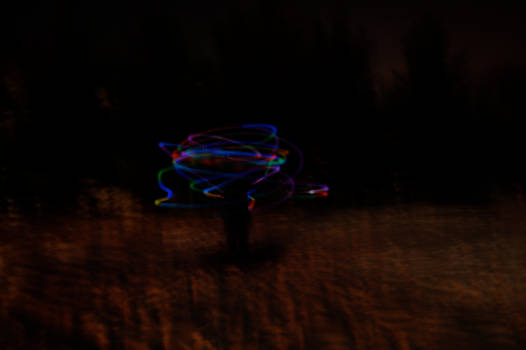 LED Staff Spinning 3