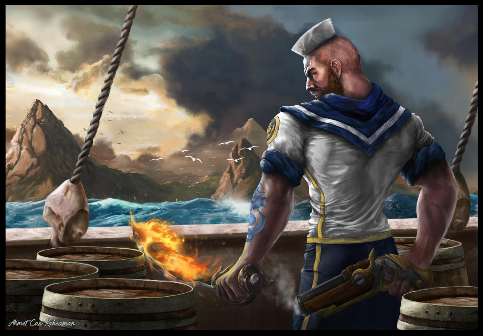 Sailor Gangplank Fan Art