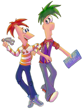 Teen Phineas and Ferb