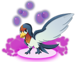 Taillow used Toxic! by Hedgey