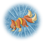 Floatzel used Blizzard by Hedgey