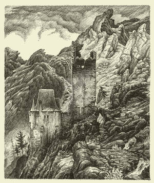 Castle on Hill by GwilymG Castle on Hill by GwilymG