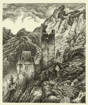 Castle on Hill by GwilymG Castle on Hill by GwilymG