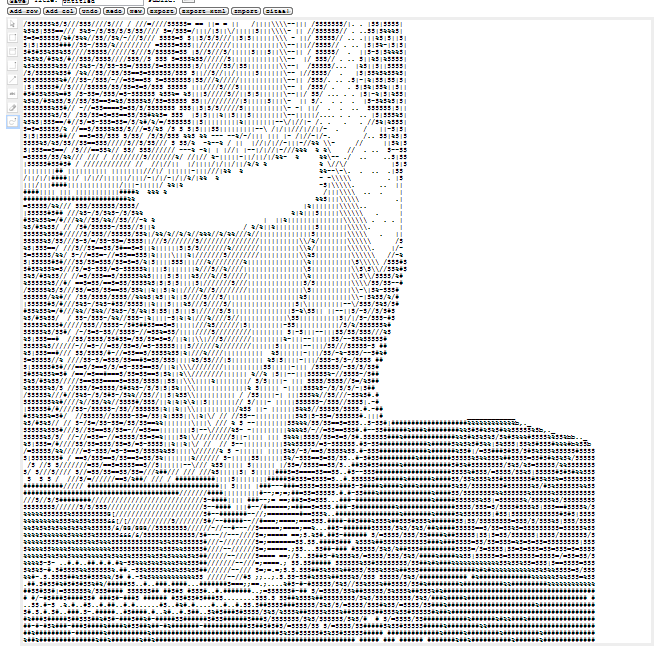 ASCII Iron Man Helmet by jaysmetana on DeviantArt