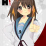 Haruhi - First Drawing with SAI