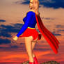 Supergirl sunset