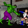 Hulk vs Powergirl 2