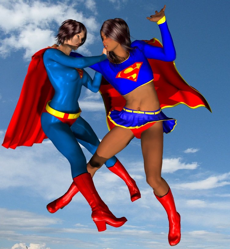 Supergirl earth d vs. superwoman earth 11