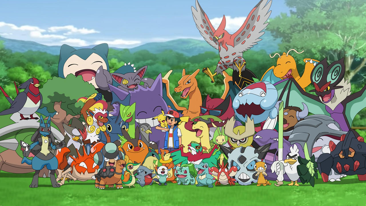 Ash with his Pokemon (Goodbye Ash) by MarioKero345 on DeviantArt