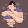 I drew an obese woman