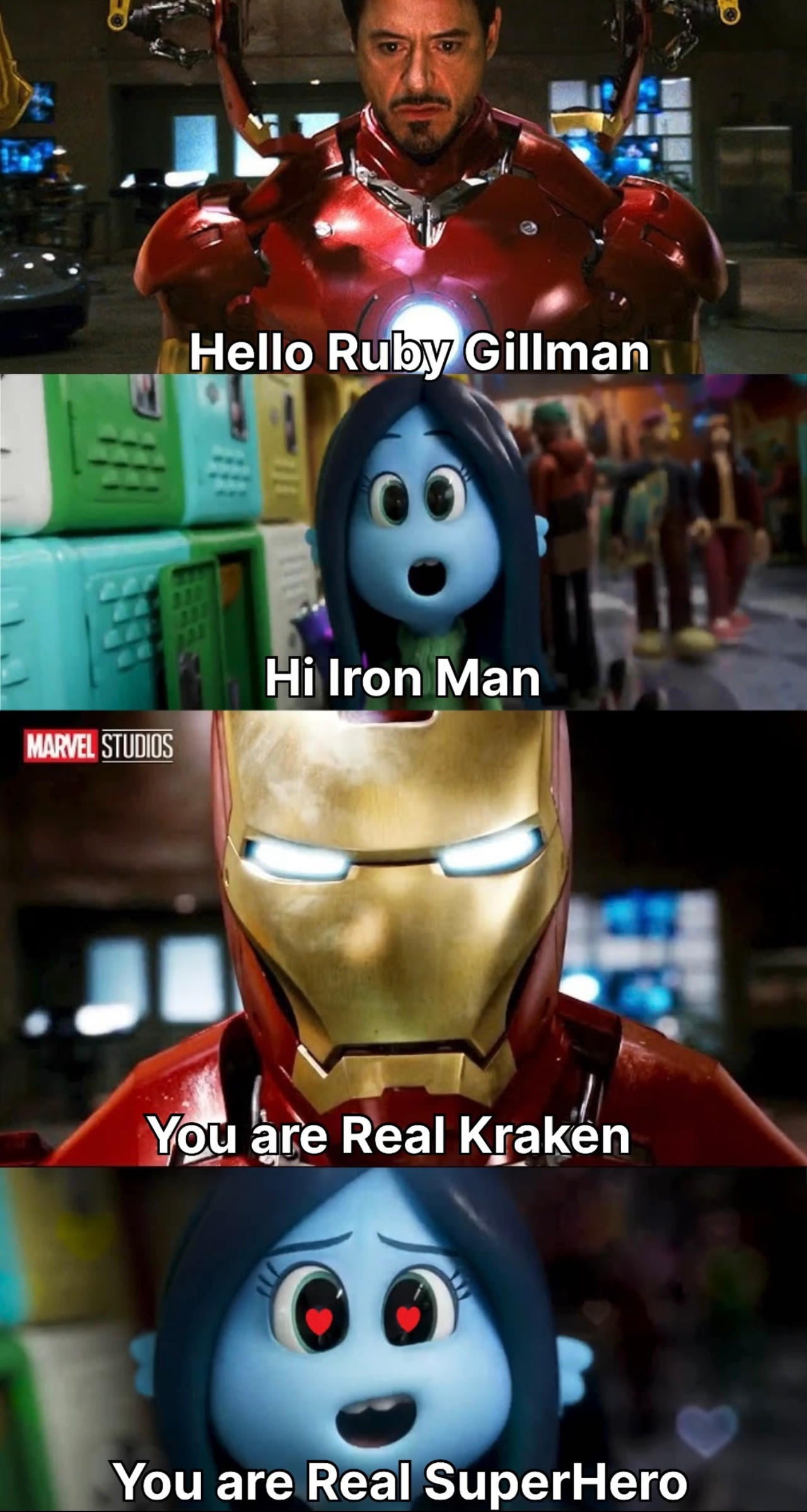 Ruby Gillman Love Iron Man As Tony Stark by JakobSifuente on DeviantArt