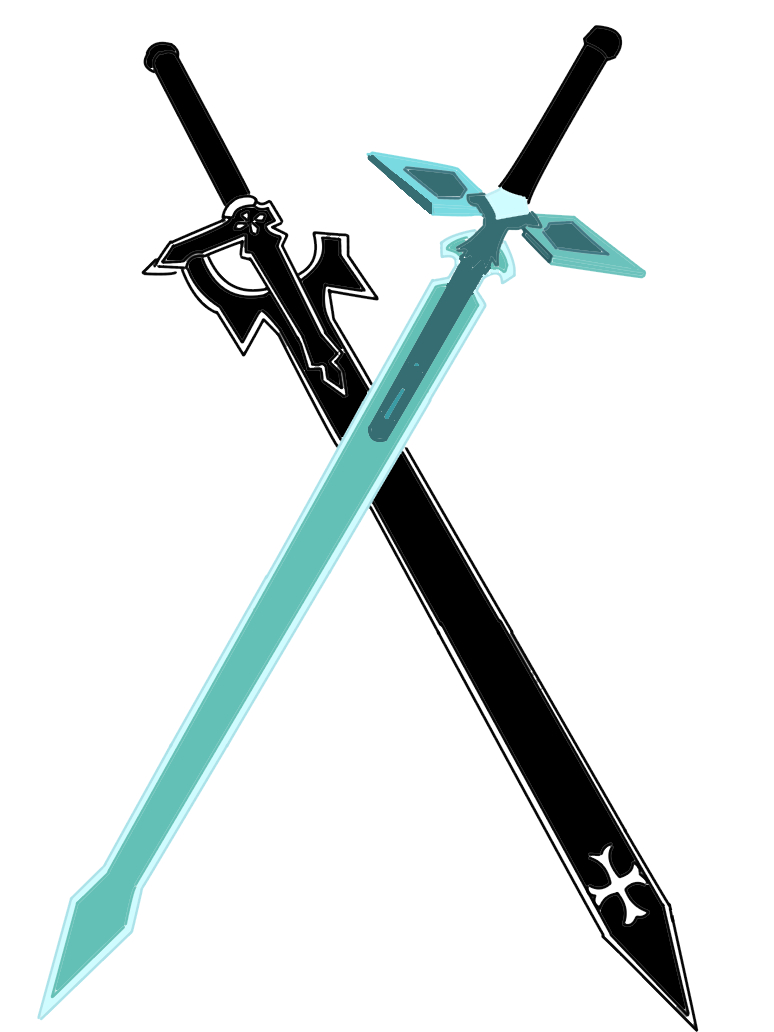 pics Sword Art Online Elucidator And Dark Repulser dark repulser sword sao.