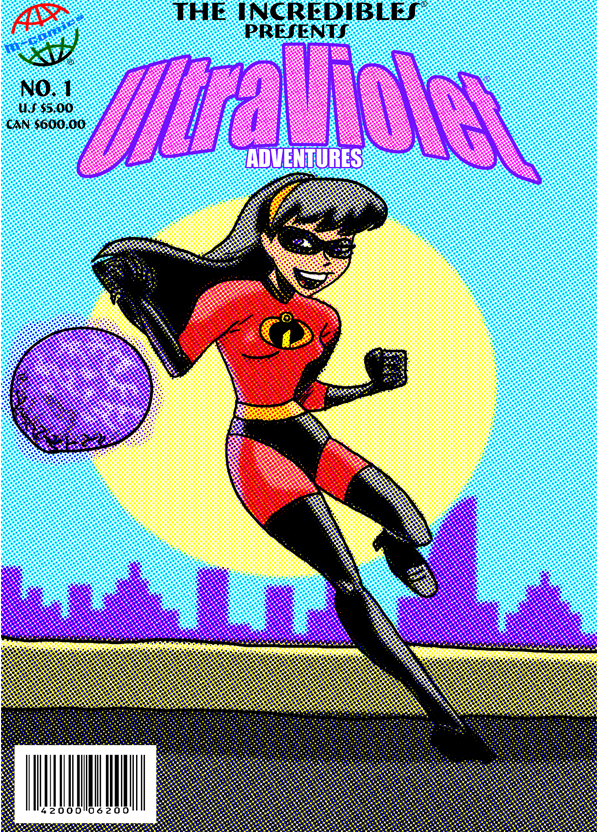 UltraViolet Retro Comic Book by AJD08 on DeviantArt