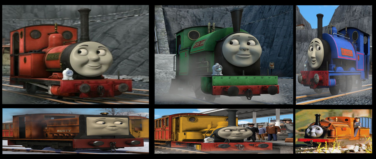 Rheneas, Peter Sam, Sir Handel, Rusty, Duncan and by Johnwood2001 on ...