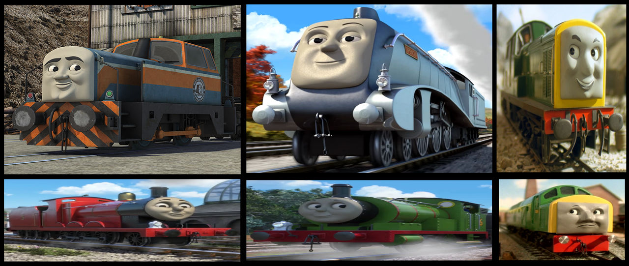 Den, Spencer, Derek, James, Percy and D261 by Johnwood2001 on DeviantArt