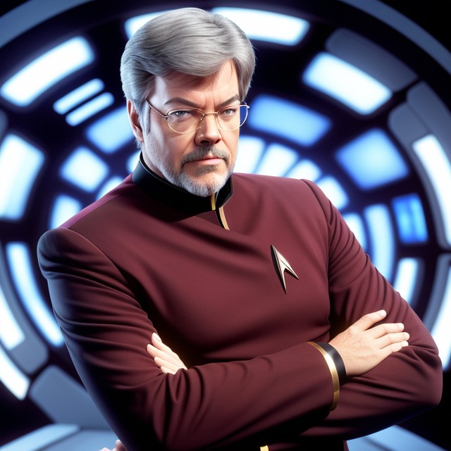 Admiral Riker by ukimalefu on DeviantArt