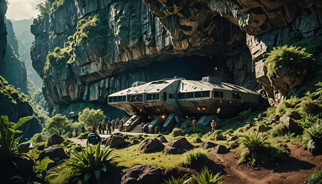 Secret mountain base by ukimalefu on DeviantArt