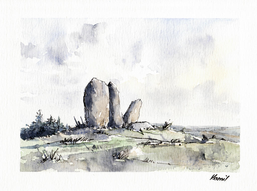 Standing stones by RaphaelCorrino on DeviantArt