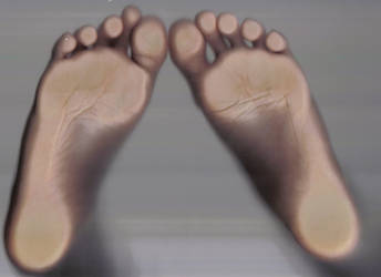 Scanned feet.