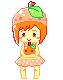 Silly Peach Pixel