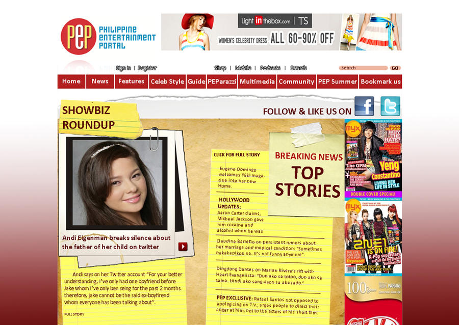 website layout by klharina on DeviantArt