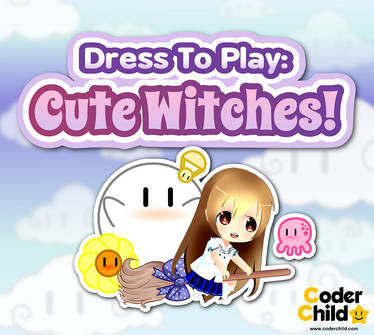 Dress To Play: Cute Witches! FrontBox