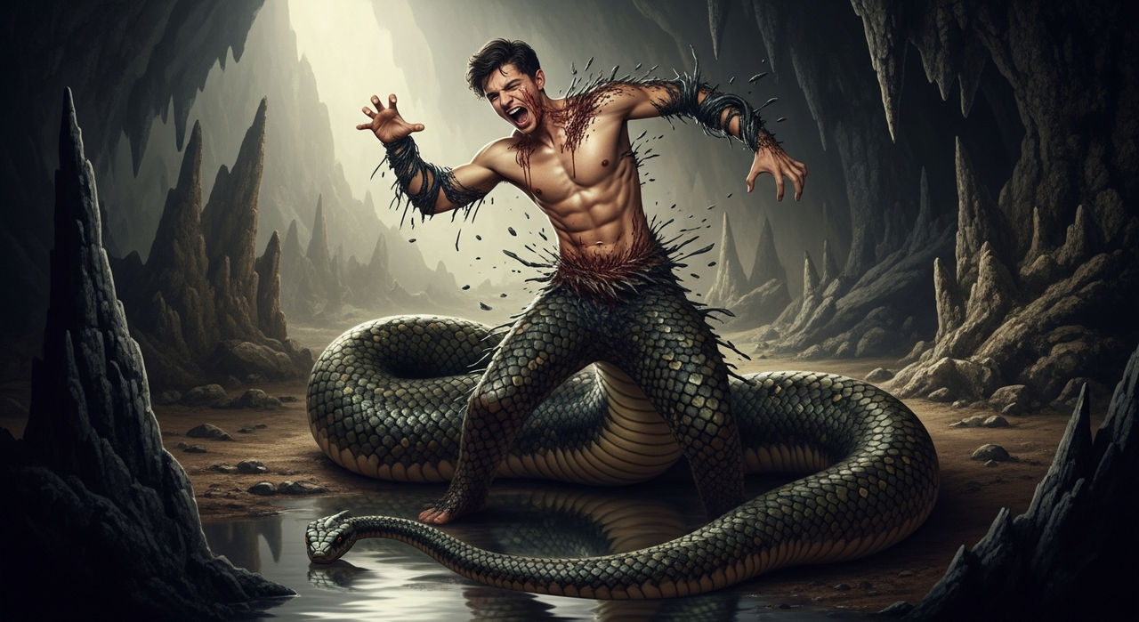 Man Is Transforming Into A Mighty Snake By Nlaumeyer On DeviantArt man-is-transforming-into-a-mighty-snake-by-nlaumeyer-on-deviantart