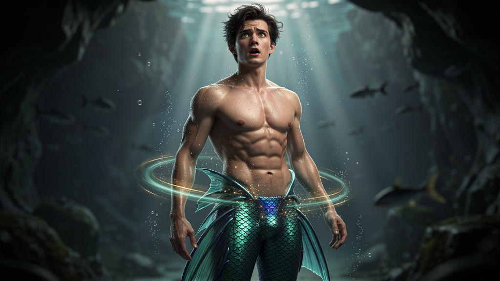 Mermen Batman Deviantart Man in the process of becoming a merman 1 by nlaumeyer on DeviantArt