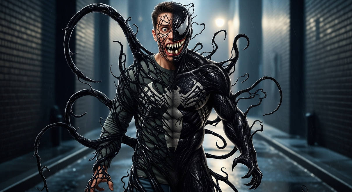 Man Is Transforming Into Venom By Nlaumeyer On DeviantArt man-is-transforming-into-venom-by-nlaumeyer-on-deviantart