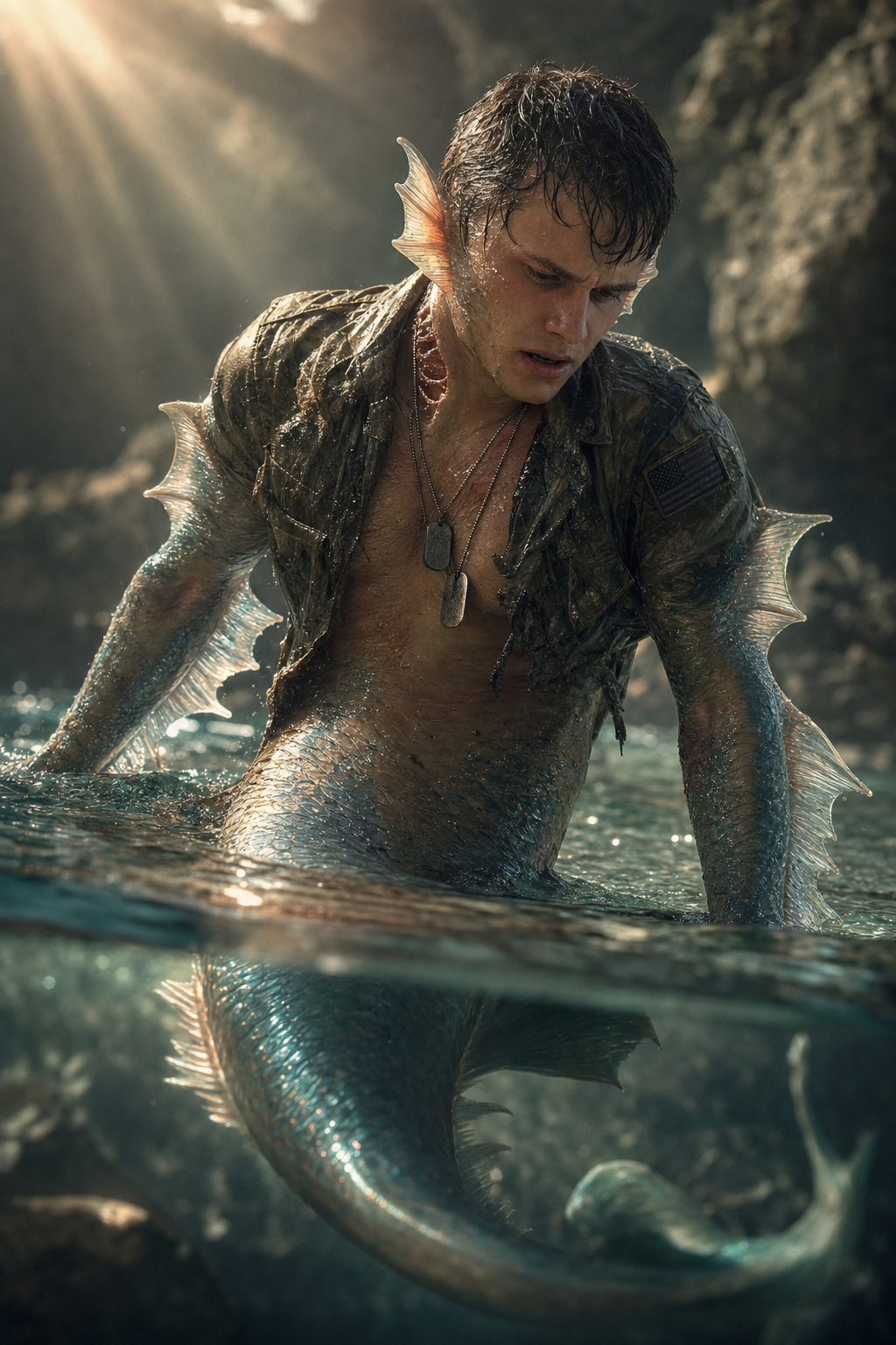Merman Form Look at my new beautiful merman form! i love it! by nlaumeyer on DeviantArt