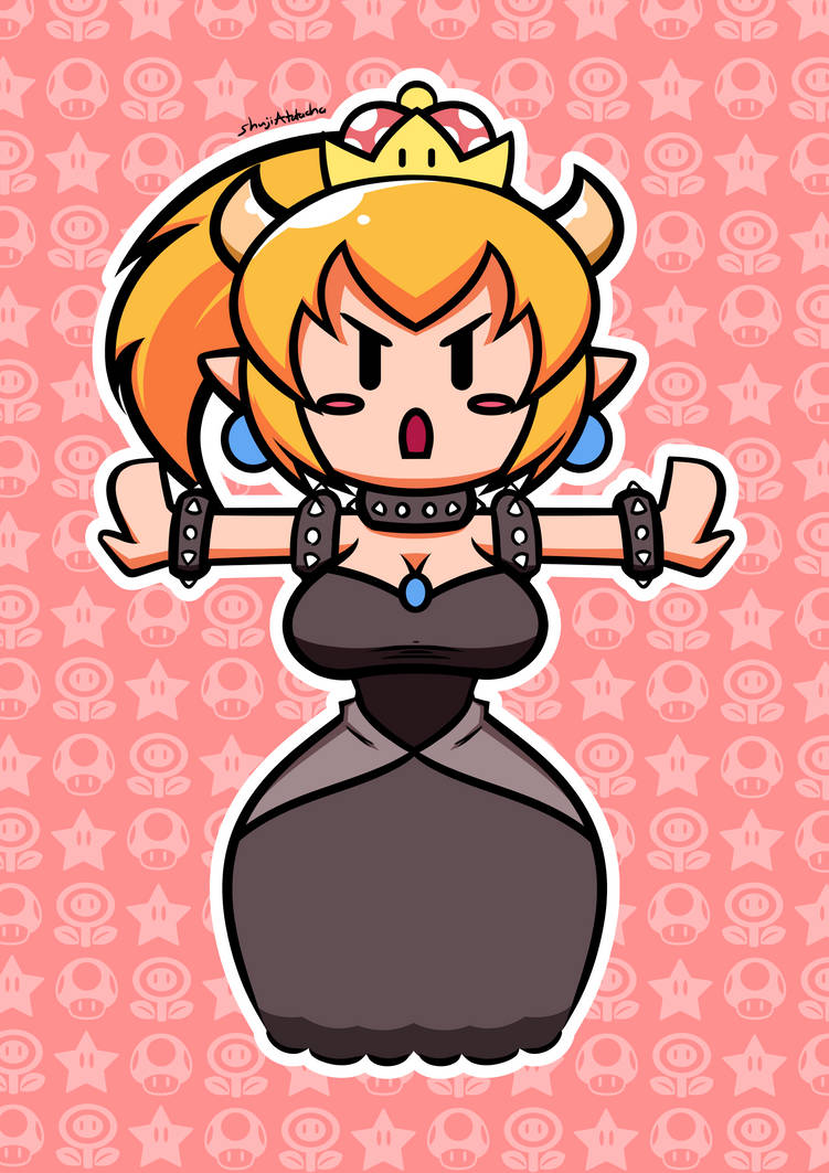 Bowsette R3 Bowsette's Anniversary by ShujiAtatacha on DeviantArt