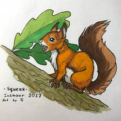 Inktober 26/31 - Squeak by Tora-Tikel