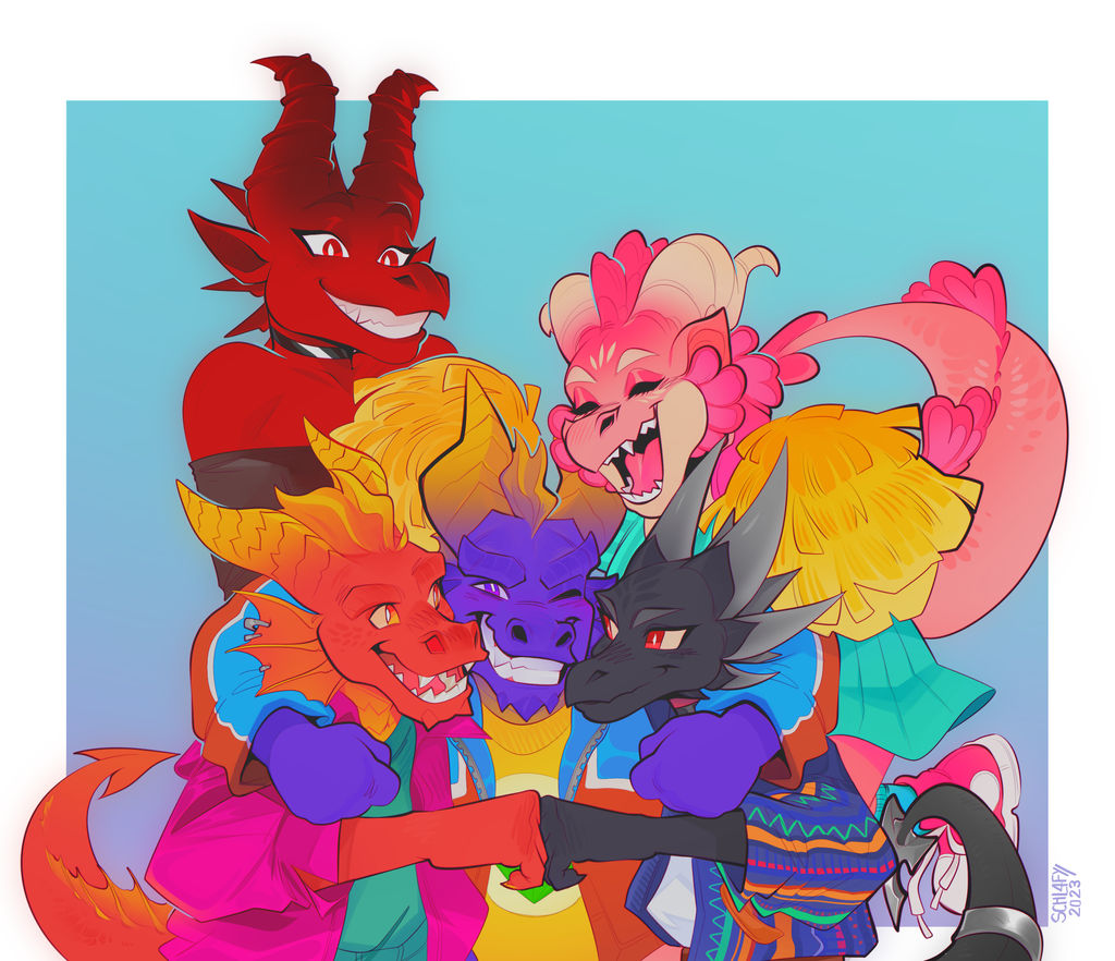 Spyro's Family by Schl4ffy on DeviantArt