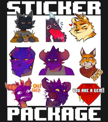 [Sticker Pack] Spyro and his Friends