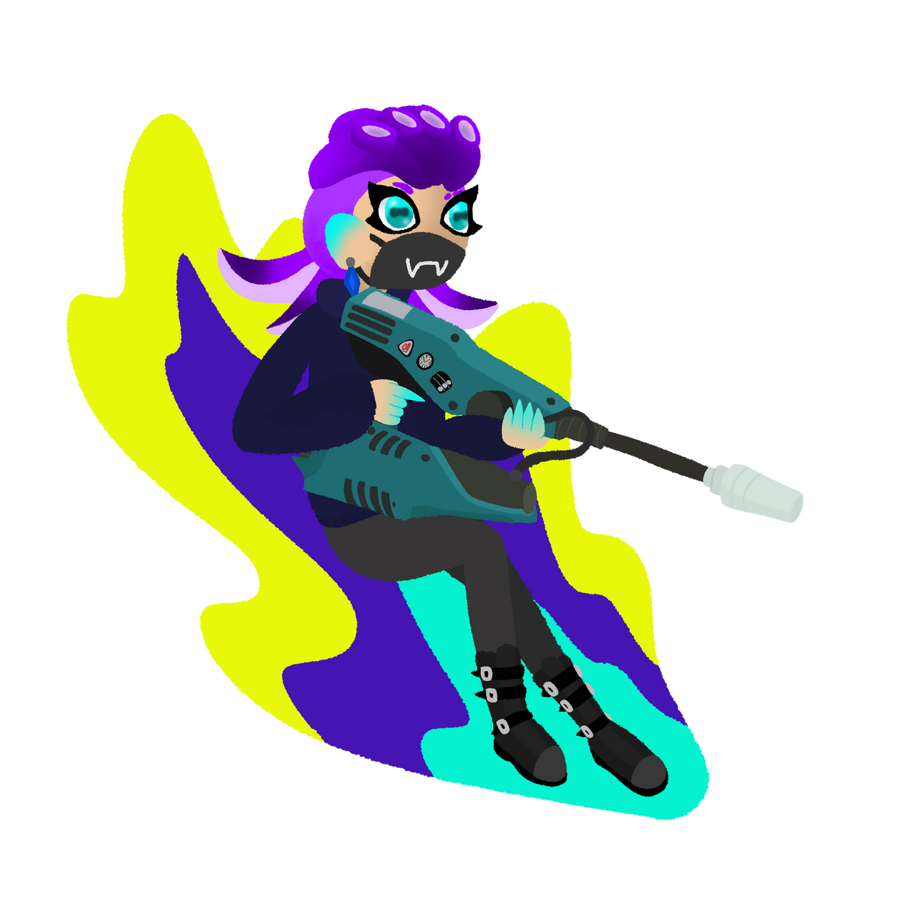 Splatoon Style Character by FeatherDragon12 on DeviantArt