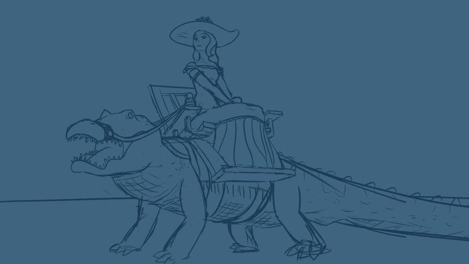 Gator Rider Classy Gator Rider Sketch by JPMcKibbz on DeviantArt