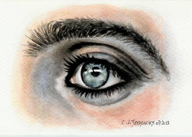 Jared Leto's eye