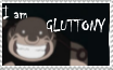 I am Gluttony stamp