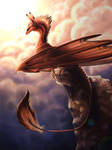 Mountain Dragon by Kyrrahbird