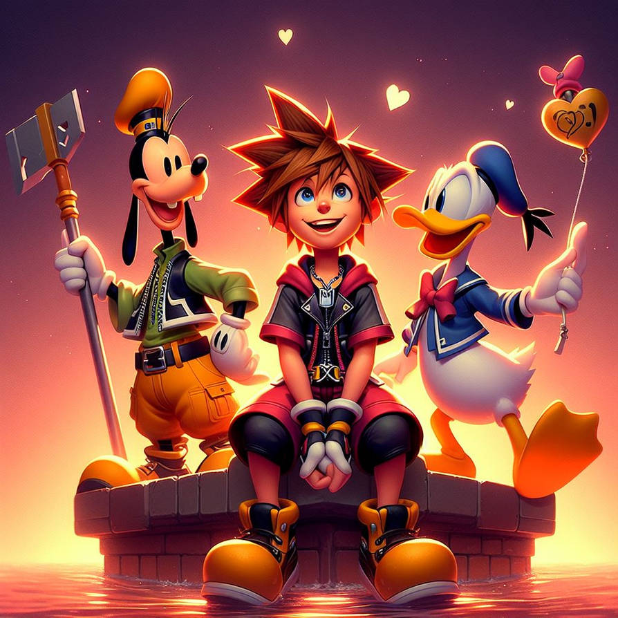 Gooby Donald Sora, Donald, and Goofy by zombiekid191 on DeviantArt