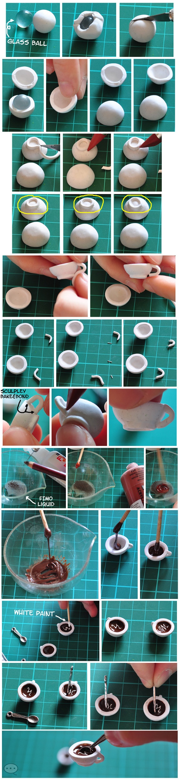 clay coffee cup tutorial