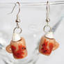 clay cocoa cup earings