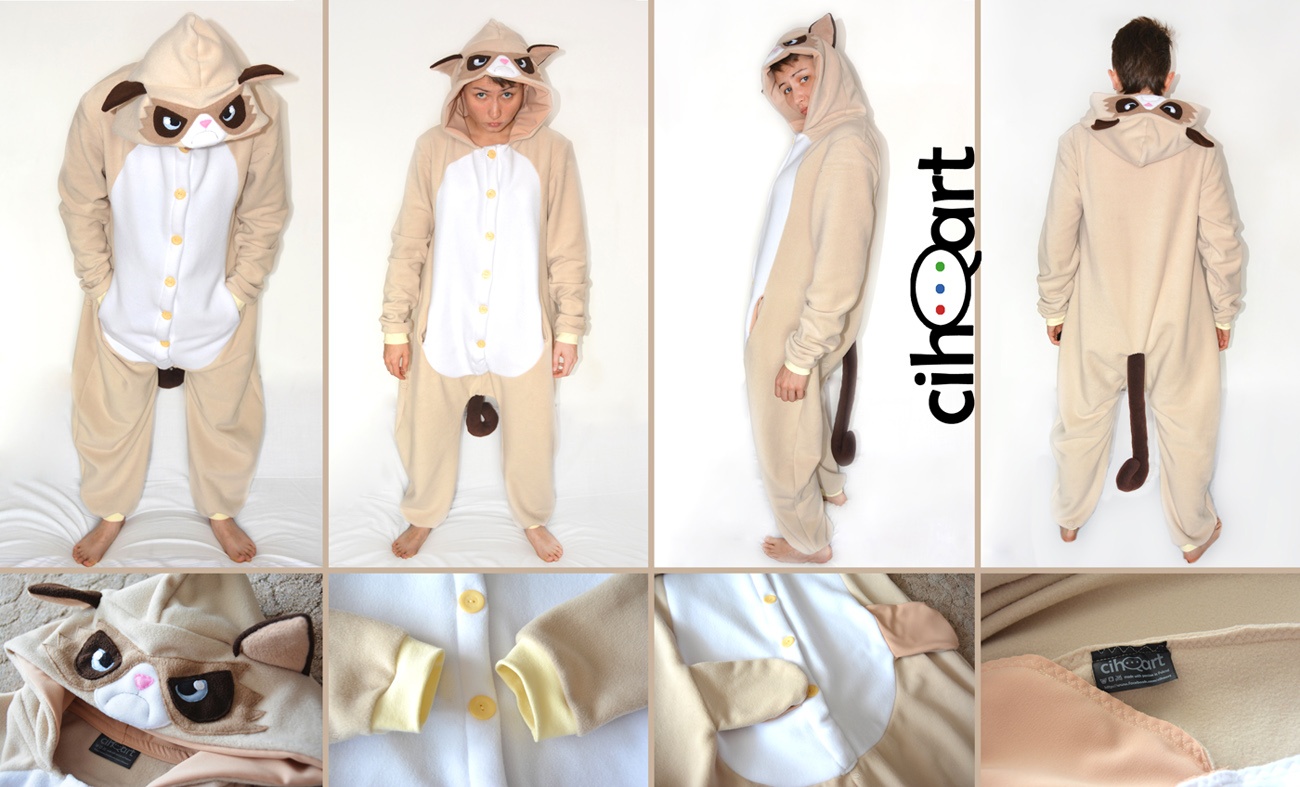 Grumpy cat kigurumi