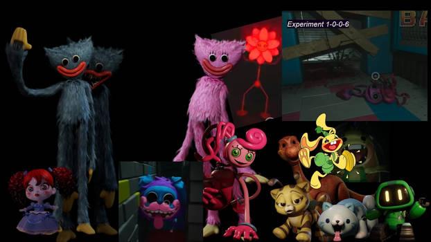 Poppy Playtime Character Collage (Remastered) by DarkFairy1999 on DeviantArt