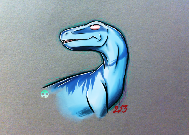 Blue raptor