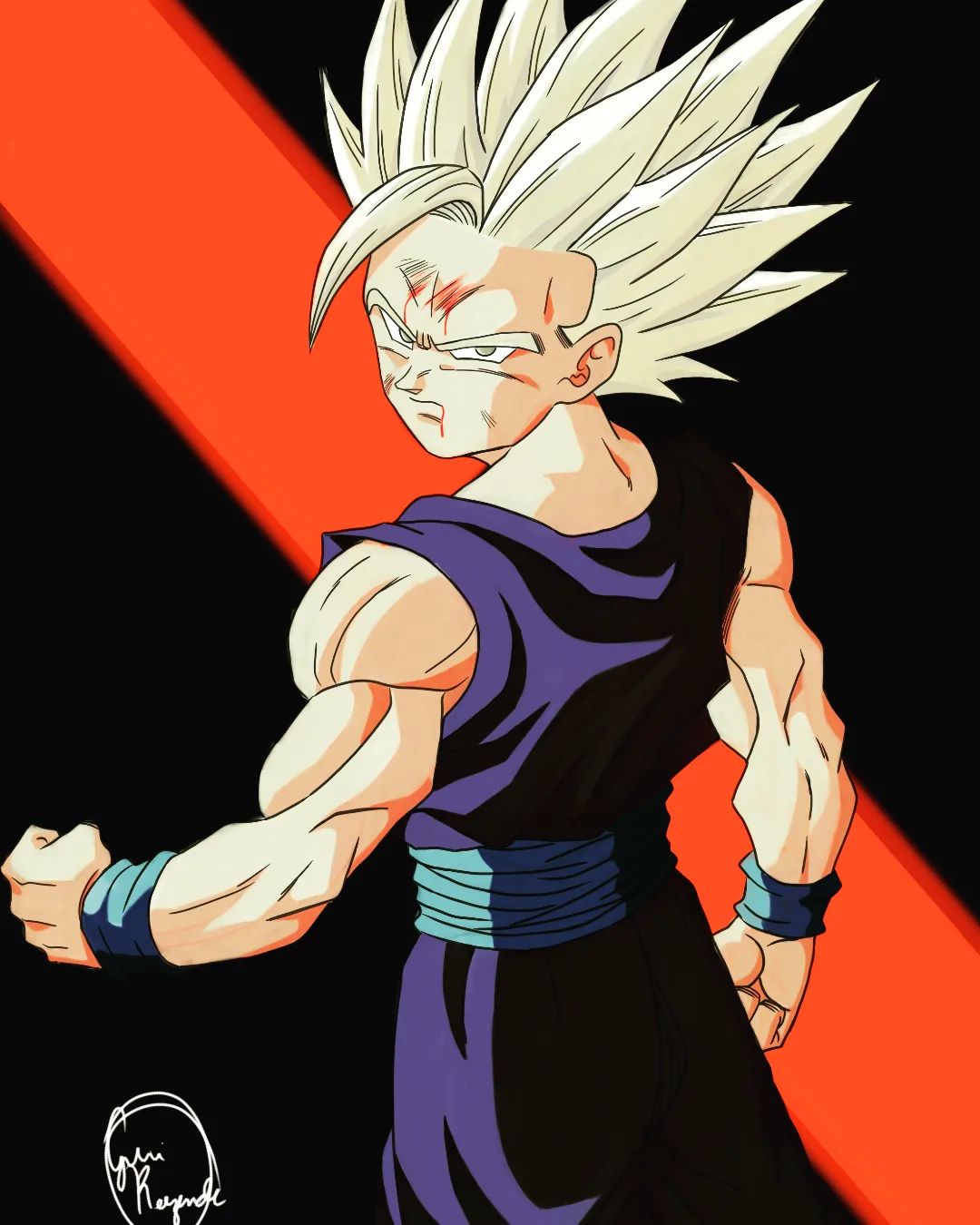 Majin Vegeta ssj2 (3) by davidferres on DeviantArt