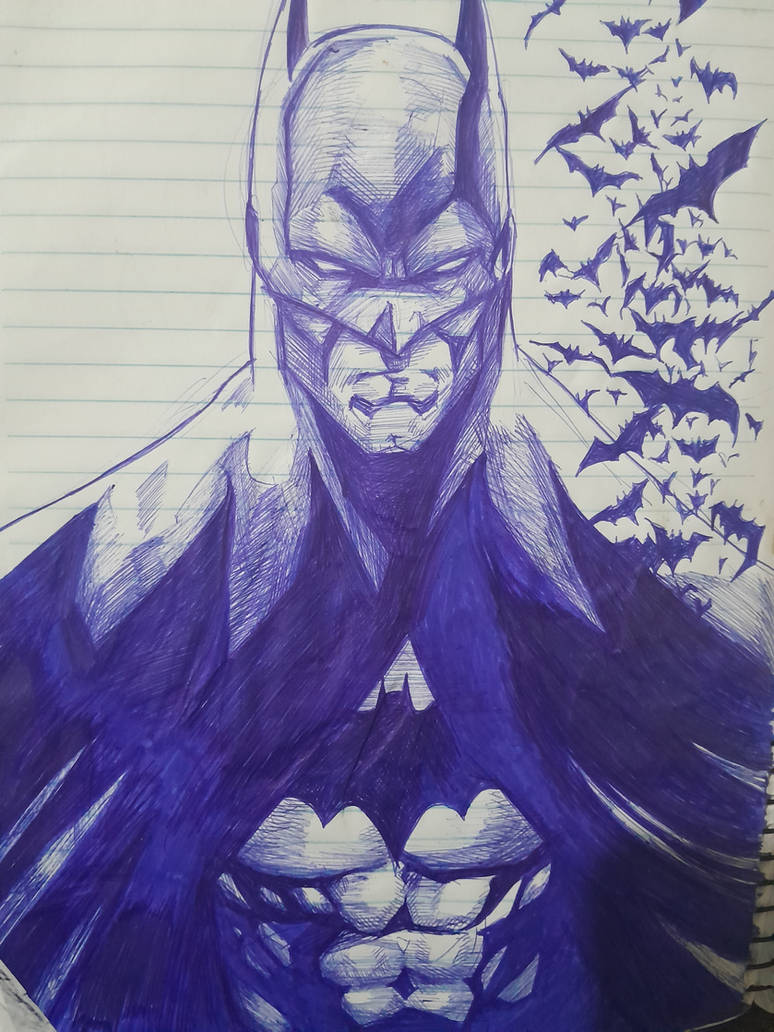 Batman Ripped Sign Drawing Batman by shreddedtothebones on DeviantArt