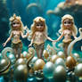 Blonde Mermaid Dolls