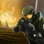 Master Chief in Action