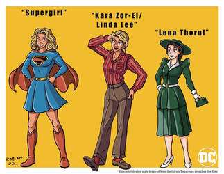 Superman Smashes the Klan - CW Supergirl models